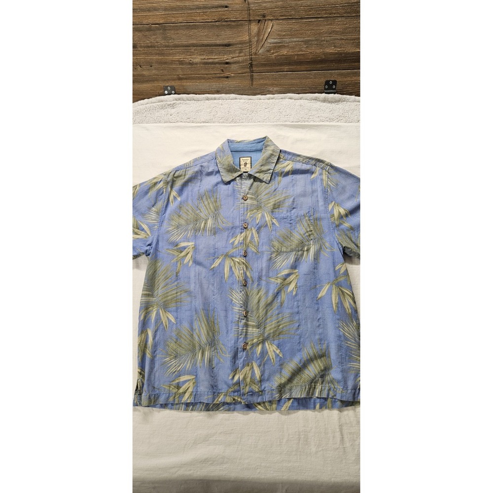 JAMAICA JAXX Men's Hawaiian Size Large Shirt . 100%SILK